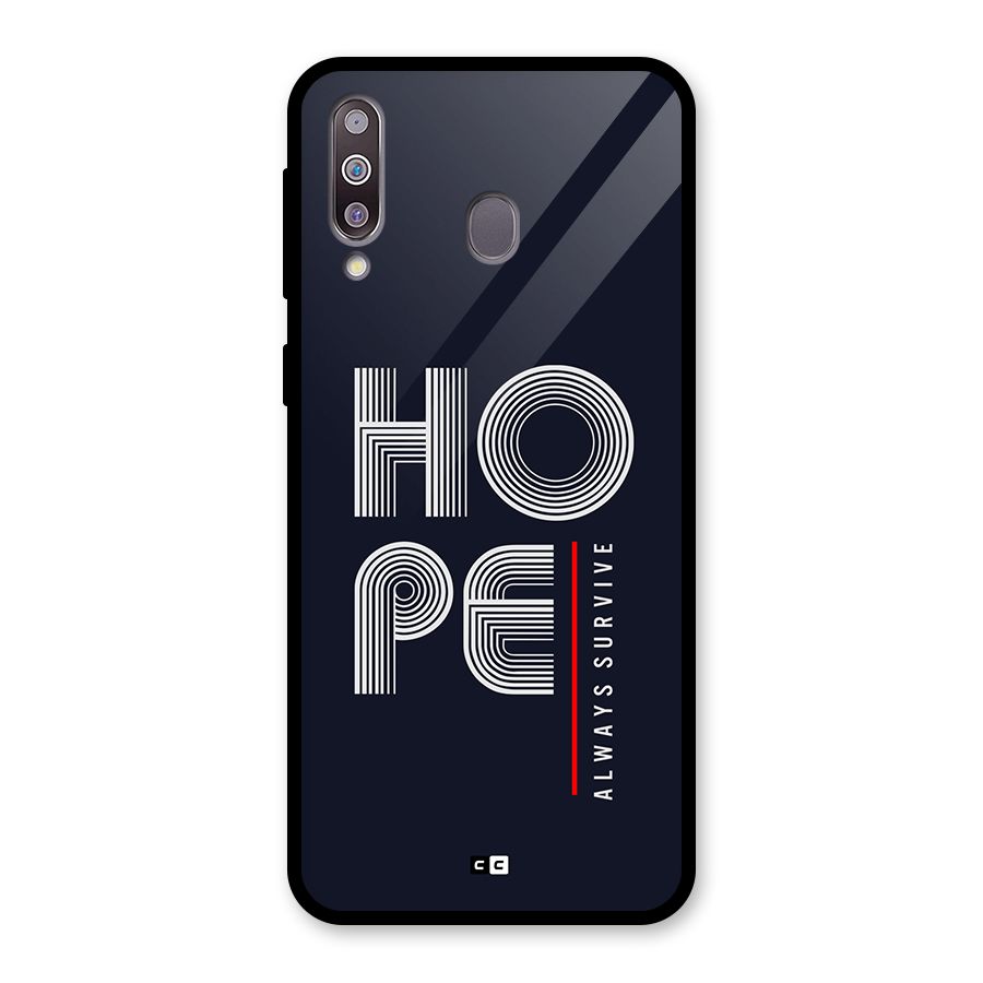 Hope Survives Glass Back Case for Galaxy M30