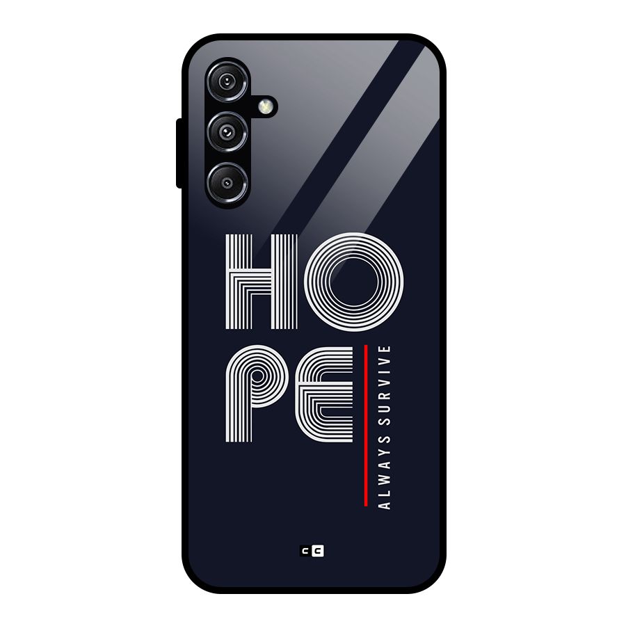 Hope Survives Glass Back Case for Galaxy M34 5G