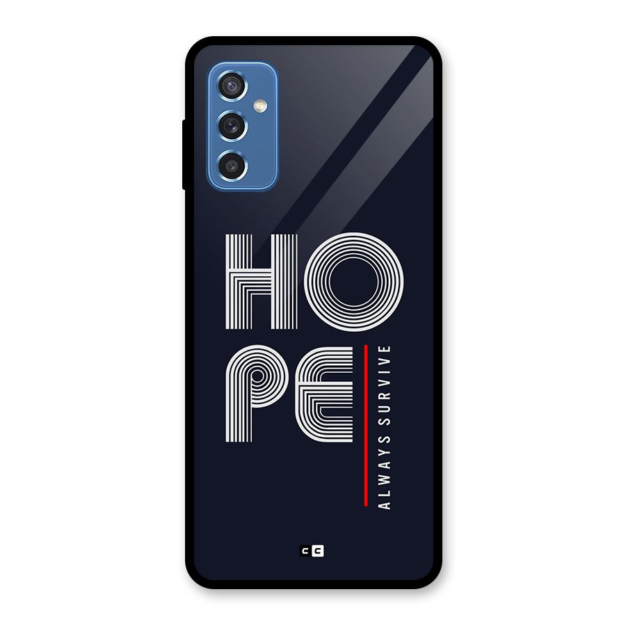 Hope Survives Glass Back Case for Galaxy M52 5G
