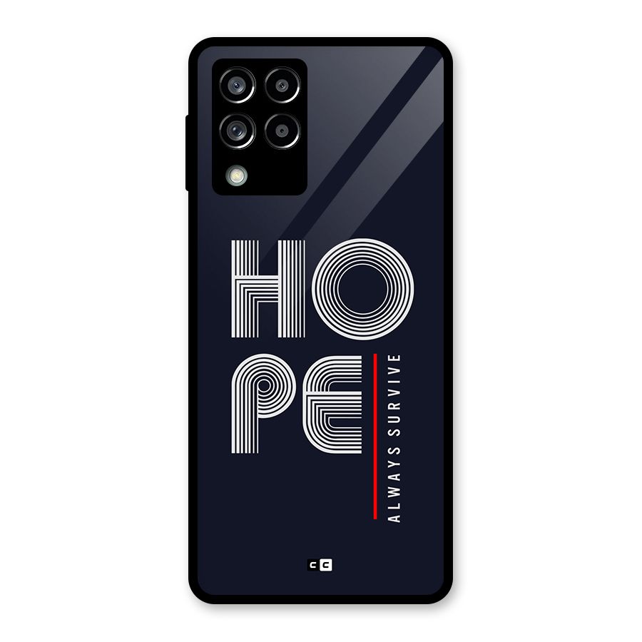 Hope Survives Glass Back Case for Galaxy M53 5G