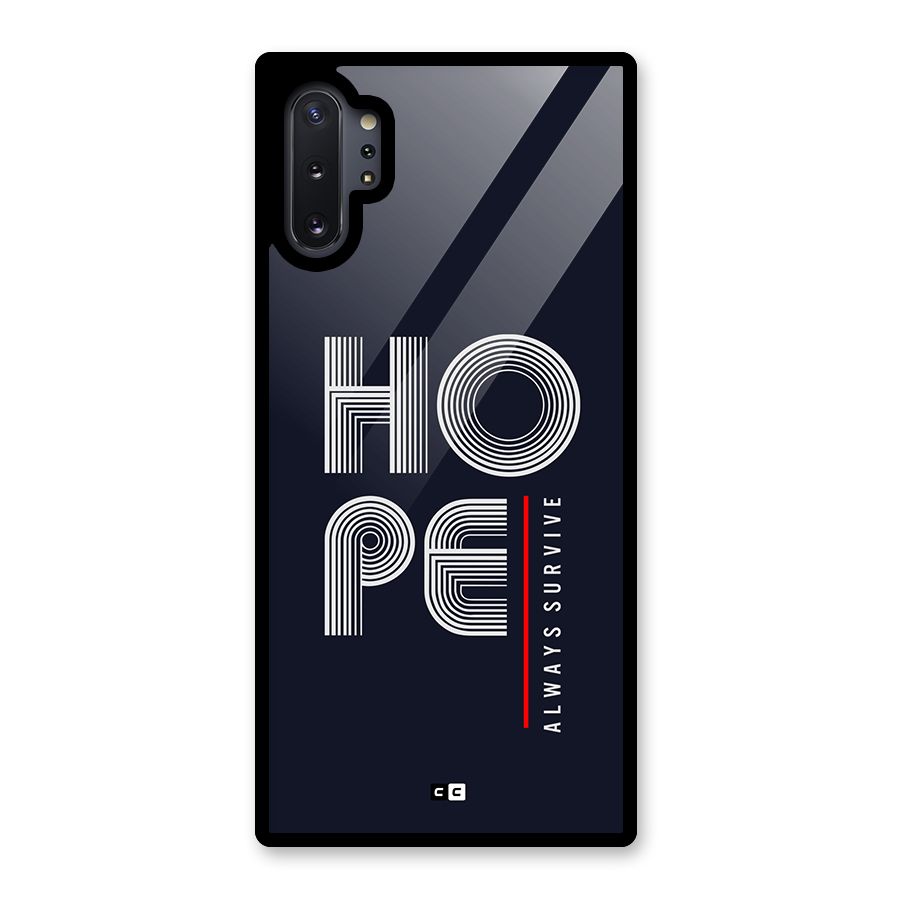 Hope Survives Glass Back Case for Galaxy Note 10 Plus