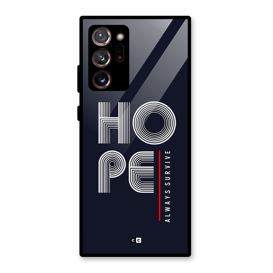 Hope Survives Glass Back Case for Galaxy Note 20 Ultra