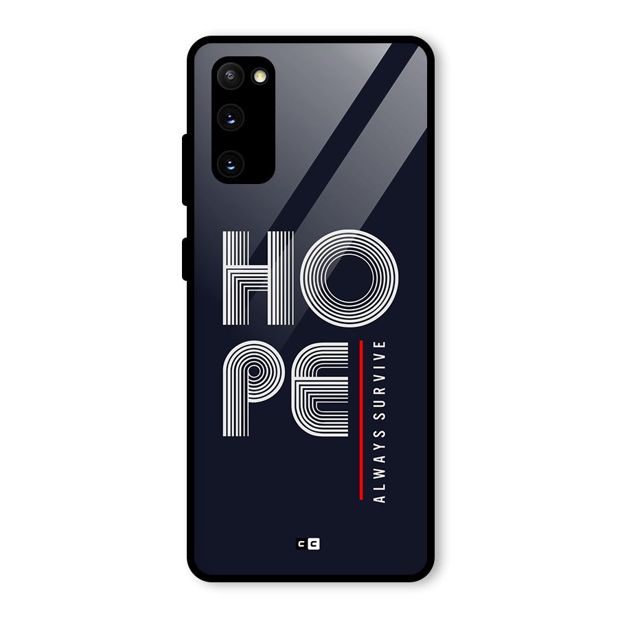 Hope Survives Glass Back Case for Galaxy S20 FE 5G