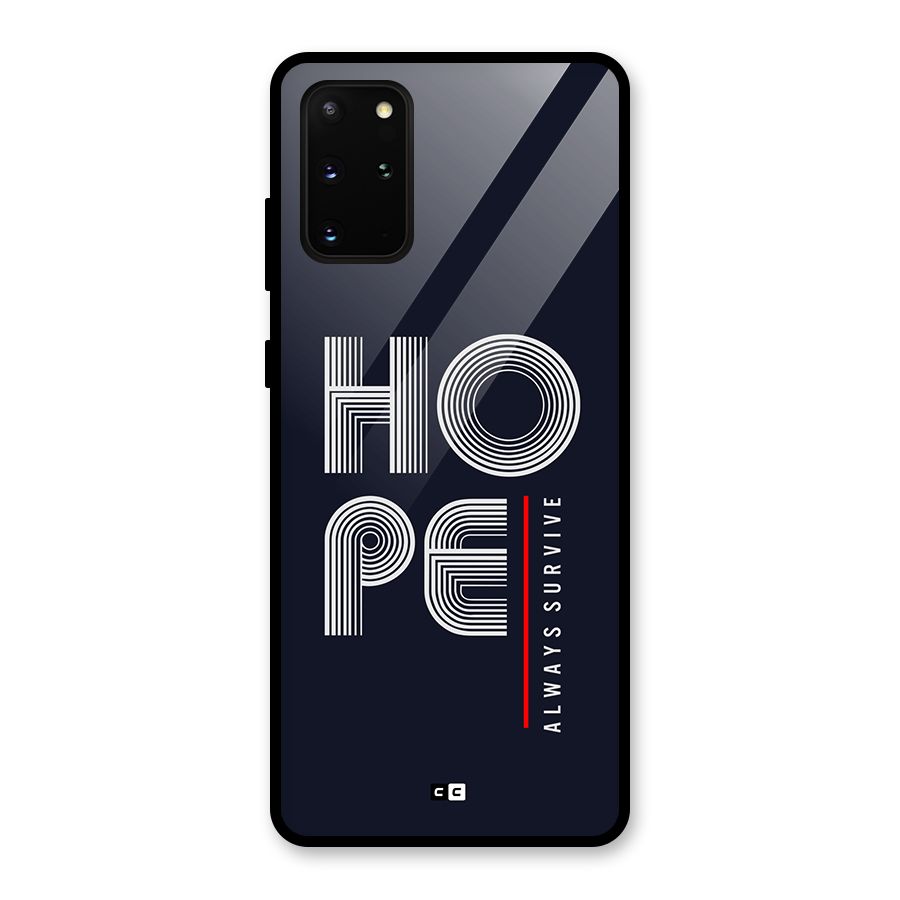 Hope Survives Glass Back Case for Galaxy S20 Plus