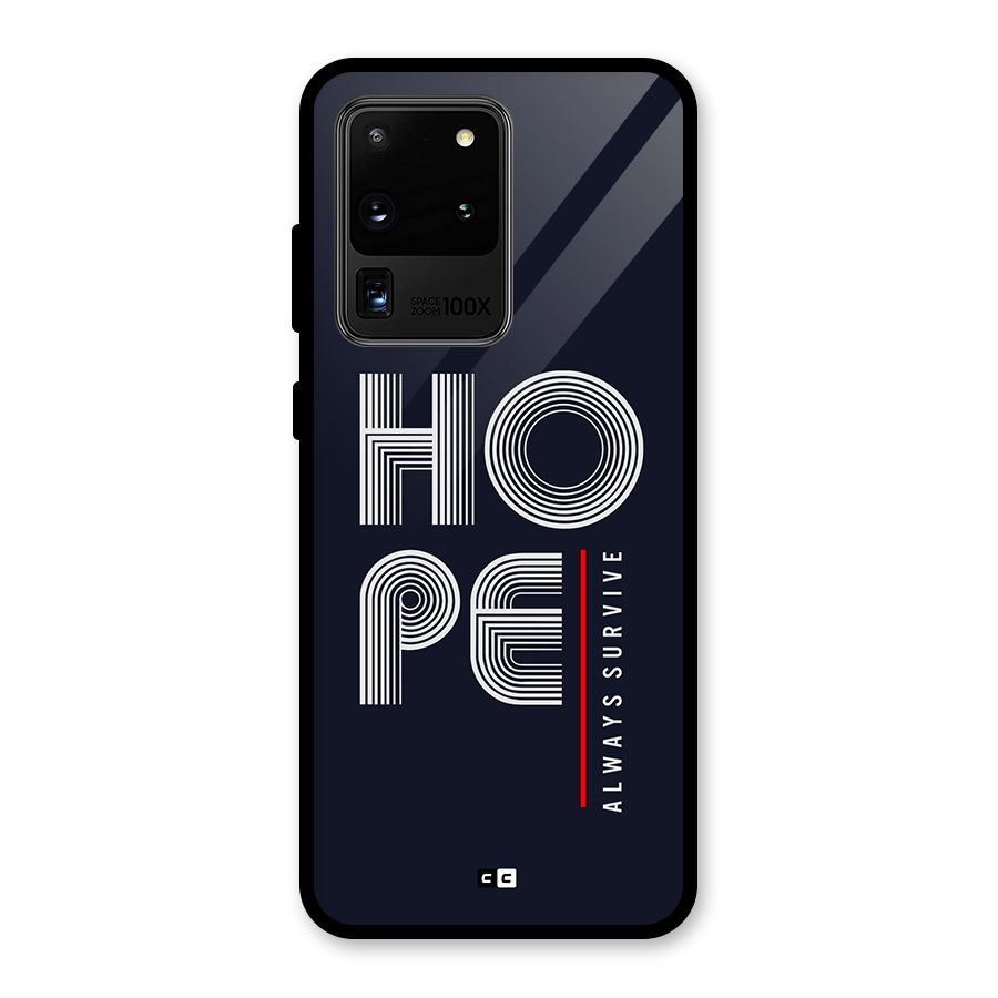 Hope Survives Glass Back Case for Galaxy S20 Ultra