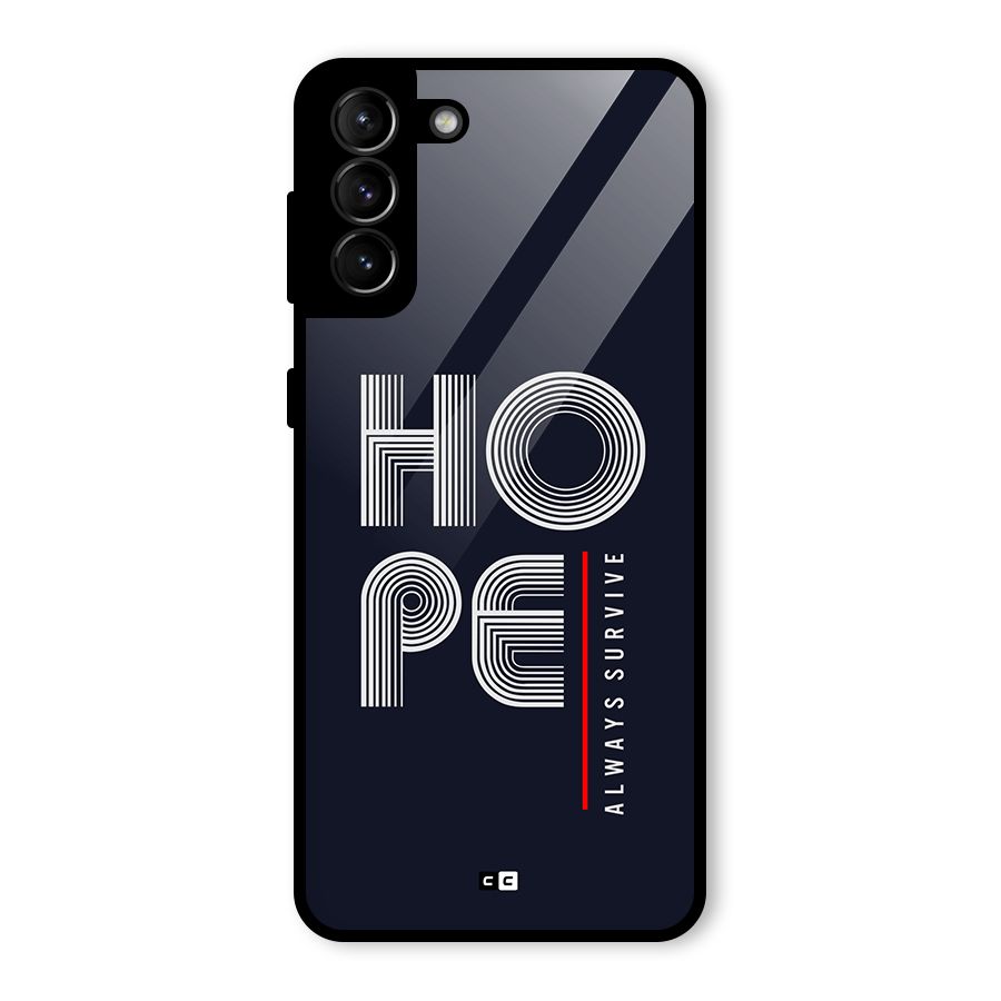 Hope Survives Glass Back Case for Galaxy S21 Plus
