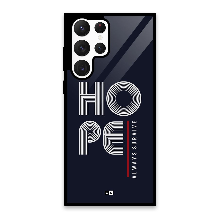 Hope Survives Glass Back Case for Galaxy S22 Ultra 5G