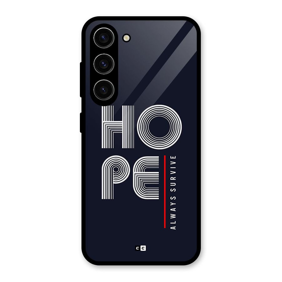 Hope Survives Glass Back Case for Galaxy S23