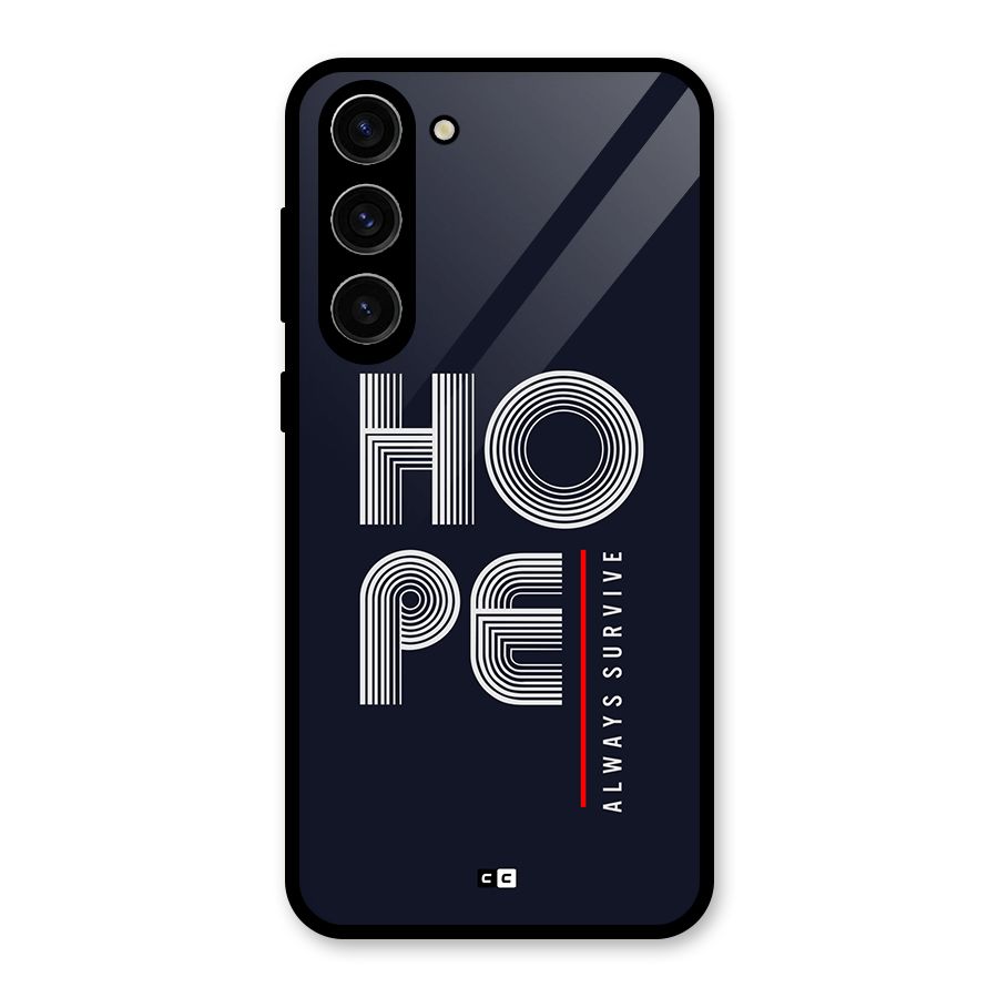 Hope Survives Glass Back Case for Galaxy S23 Plus