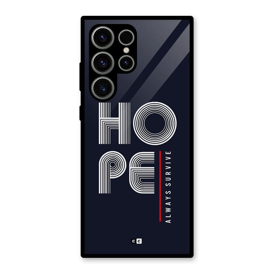 Hope Survives Glass Back Case for Galaxy S23 Ultra