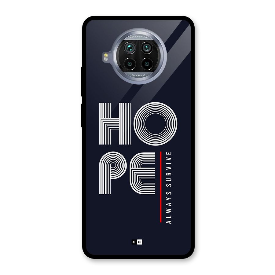 Hope Survives Glass Back Case for Mi 10i