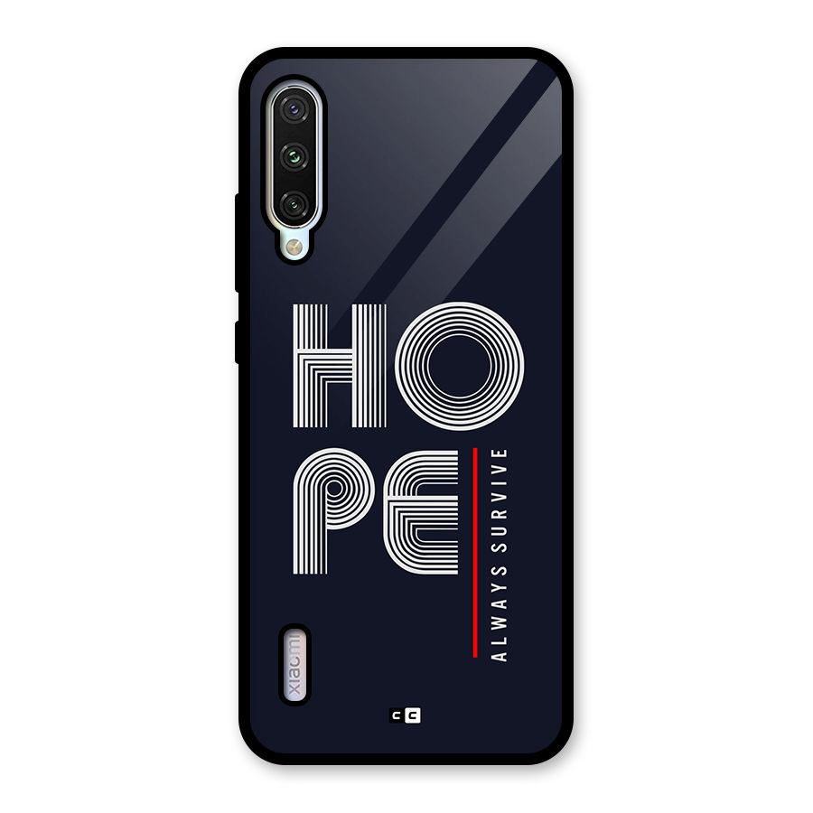 Hope Survives Glass Back Case for Mi A3