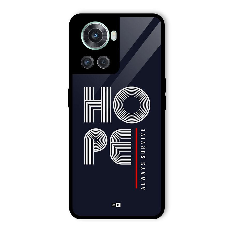 Hope Survives Glass Back Case for OnePlus 10R