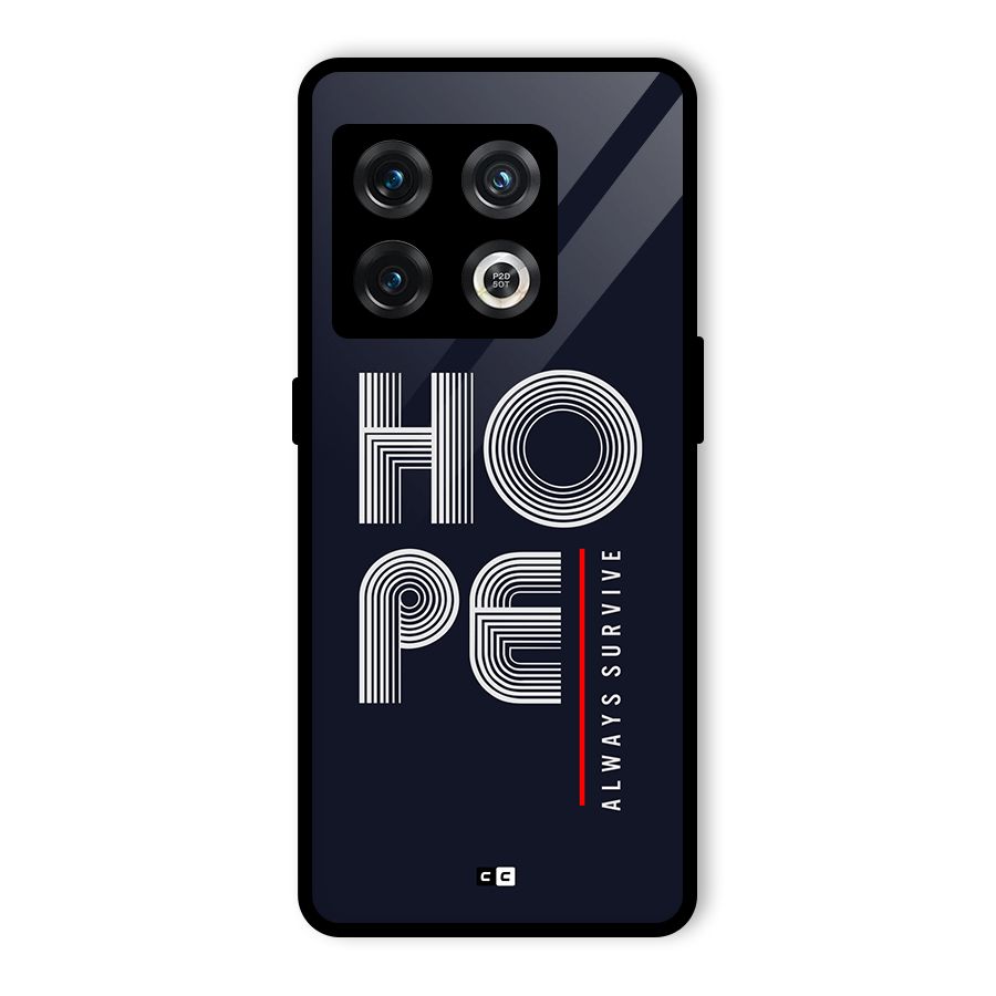 Hope Survives Glass Back Case for OnePlus 10 Pro 5G