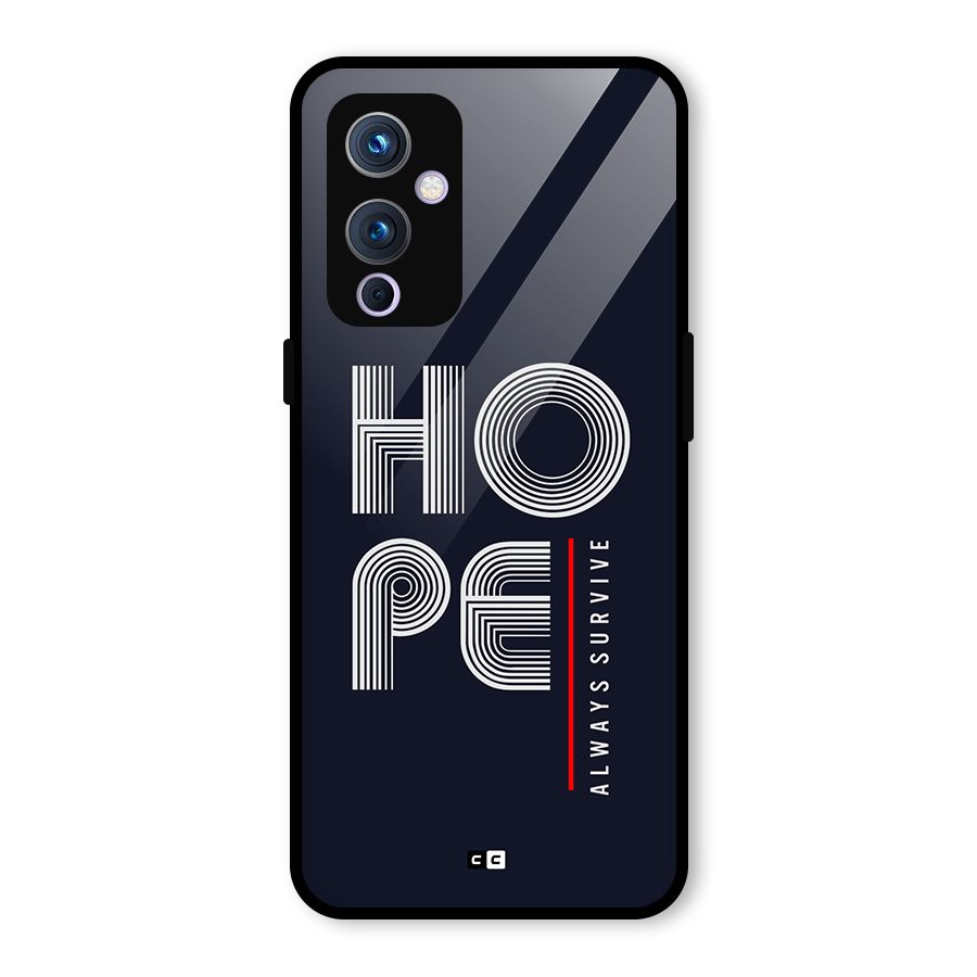 Hope Survives Glass Back Case for OnePlus 9