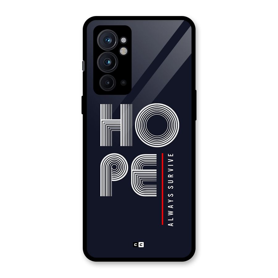 Hope Survives Glass Back Case for OnePlus 9RT 5G