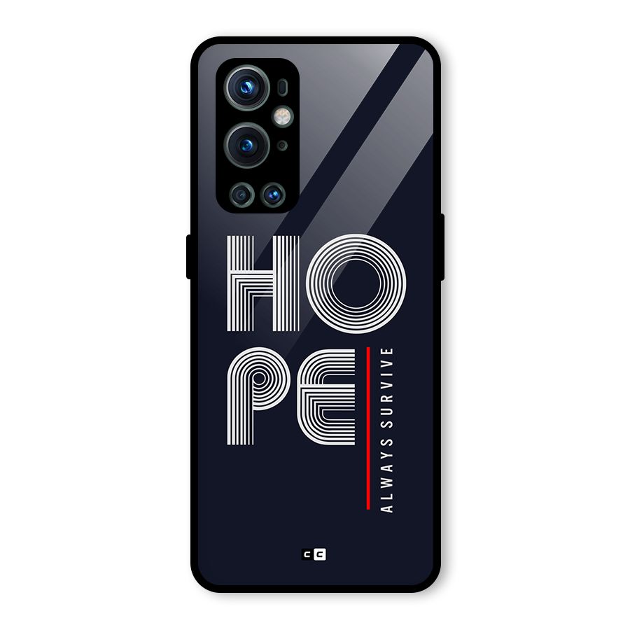 Hope Survives Glass Back Case for OnePlus 9 Pro