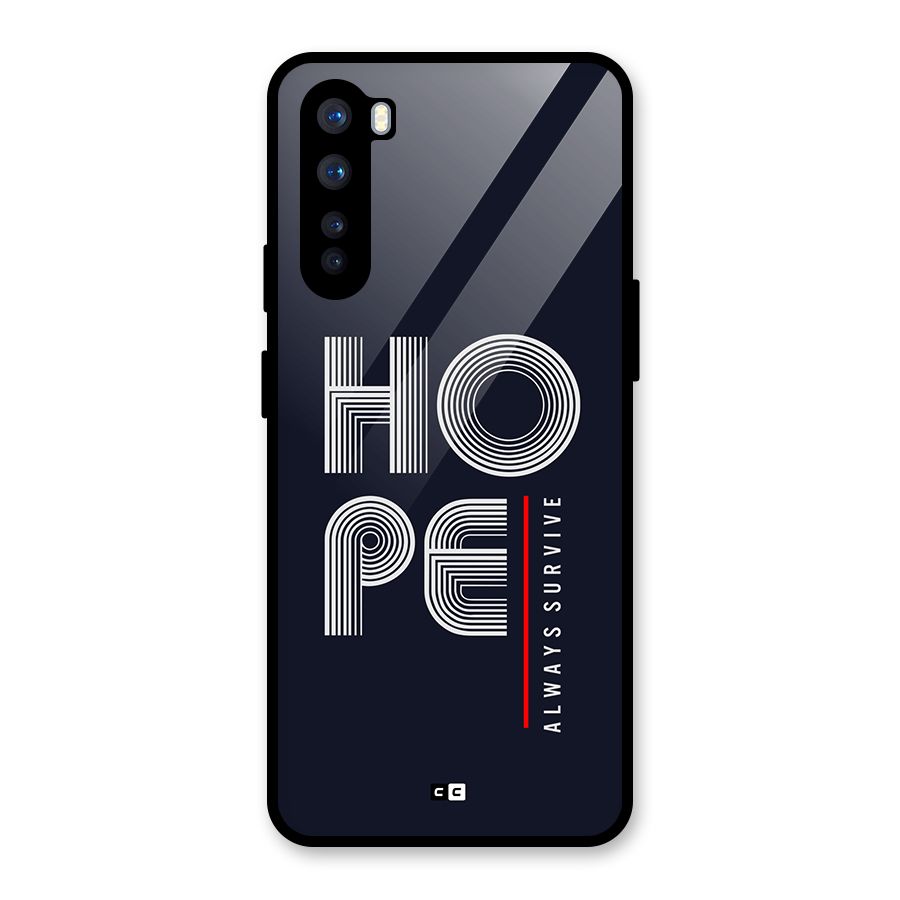 Hope Survives Glass Back Case for OnePlus Nord