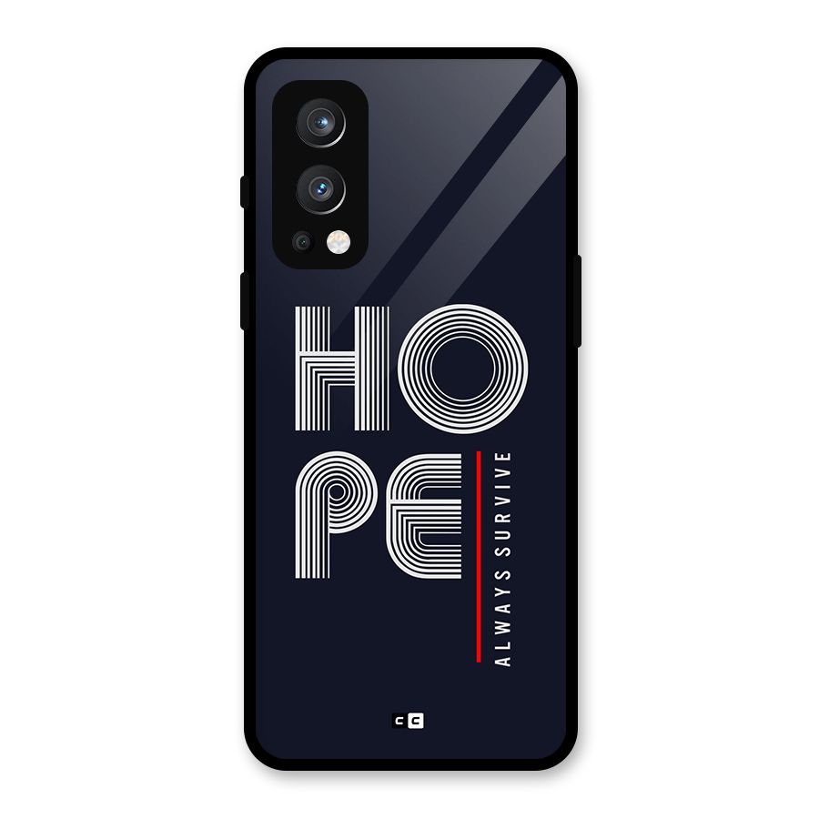 Hope Survives Glass Back Case for OnePlus Nord 2 5G