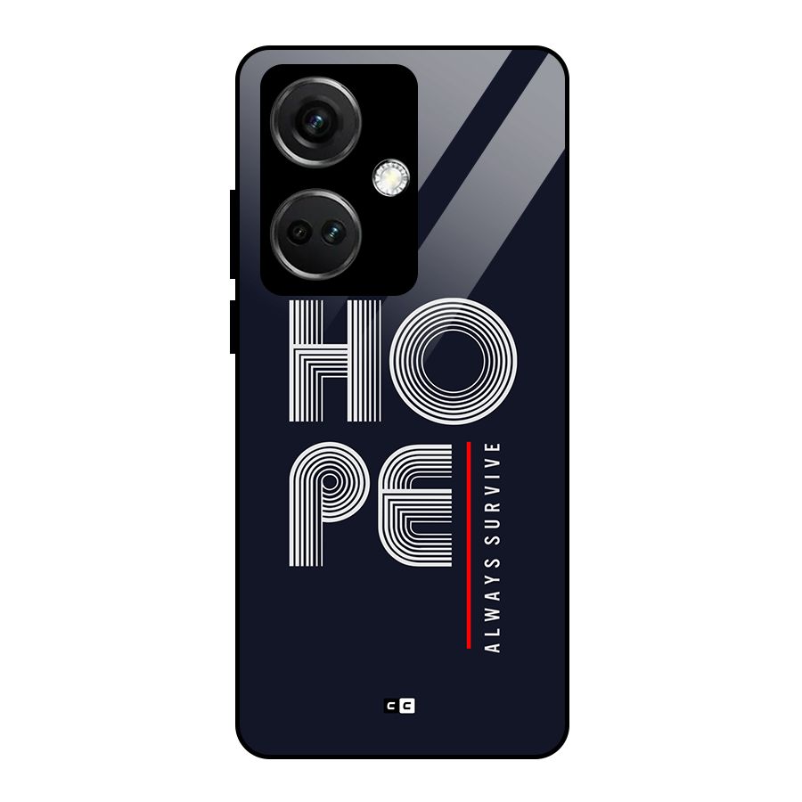 Hope Survives Glass Back Case for OnePlus Nord CE 3 5G