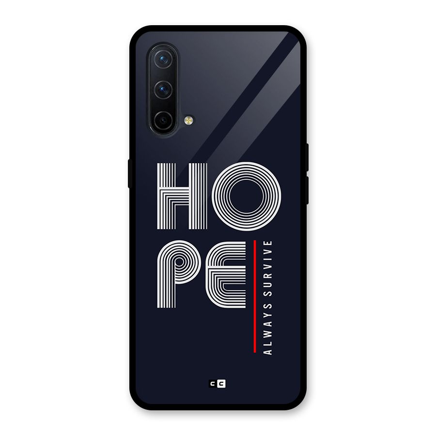 Hope Survives Glass Back Case for OnePlus Nord CE 5G