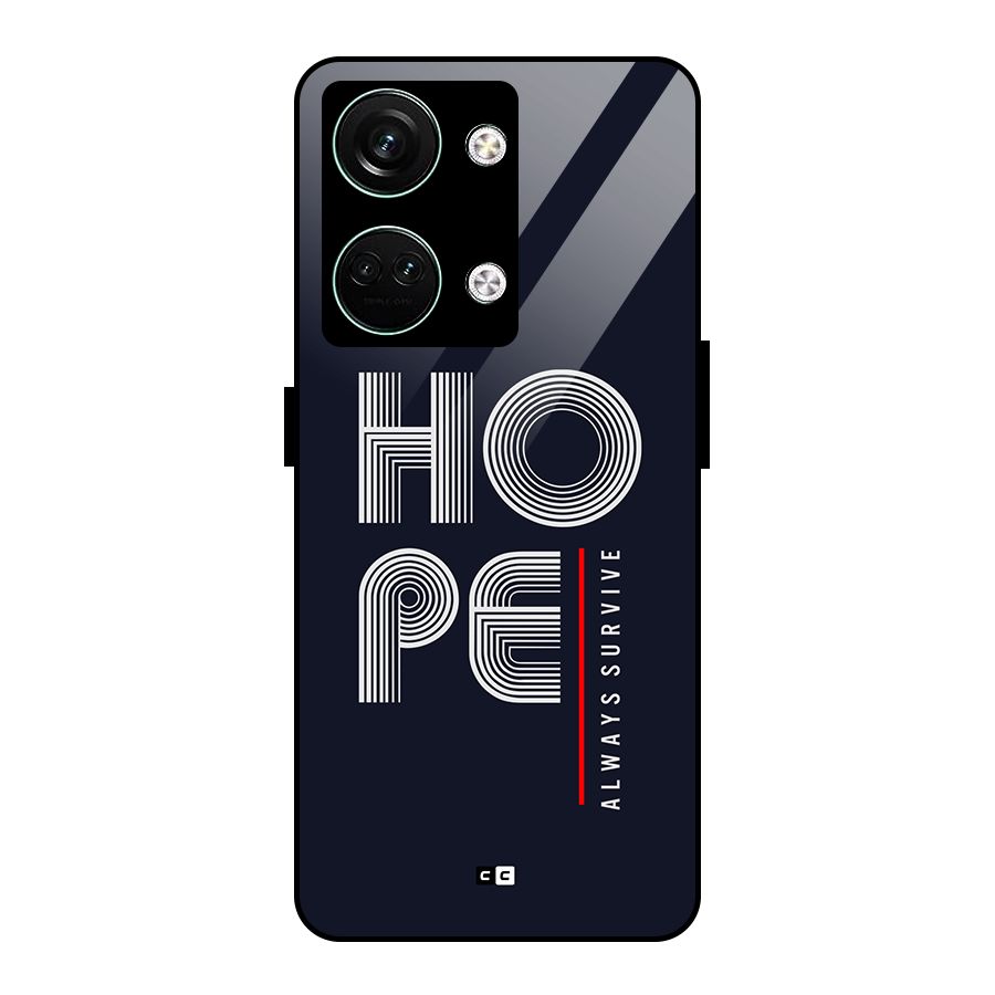 Hope Survives Glass Back Case for Oneplus Nord 3