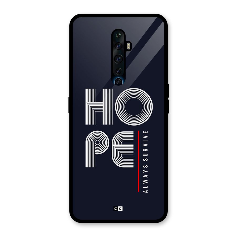 Hope Survives Glass Back Case for Oppo Reno2 Z