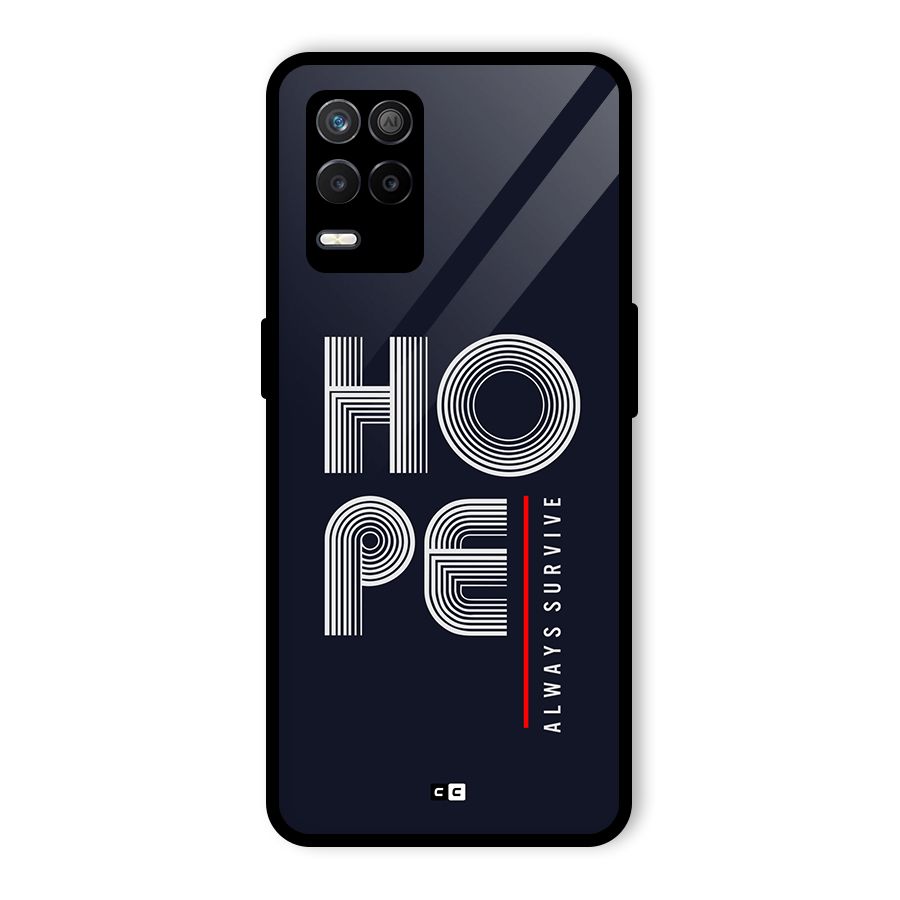 Hope Survives Glass Back Case for Realme 8 5G