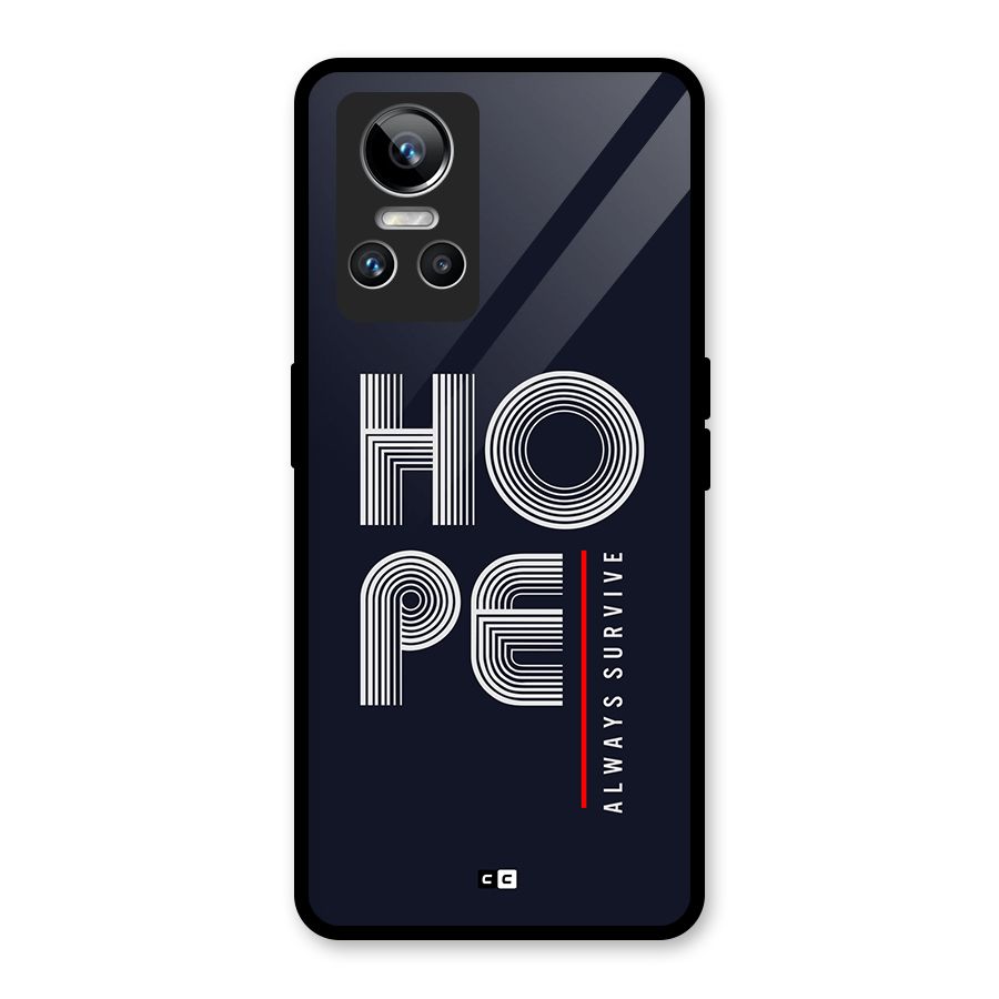 Hope Survives Glass Back Case for Realme GT Neo 3
