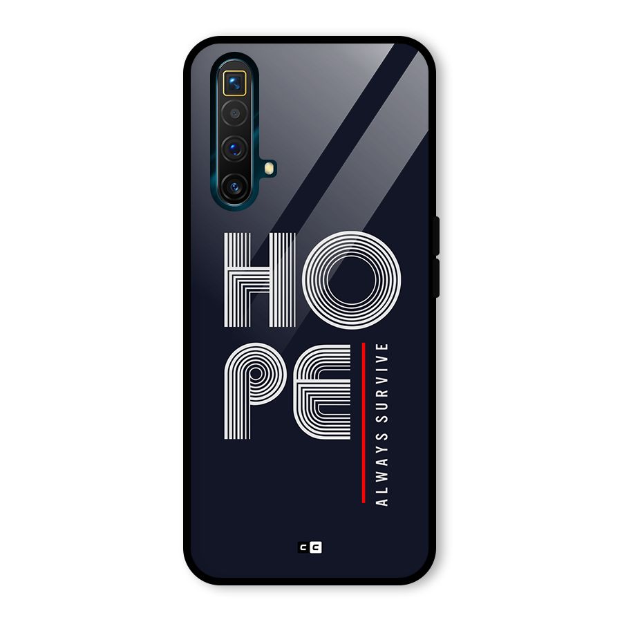 Hope Survives Glass Back Case for Realme X3 SuperZoom