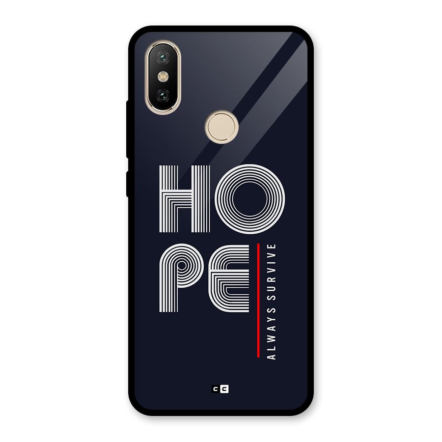 Hope Survives Glass Back Case for Redmi A2