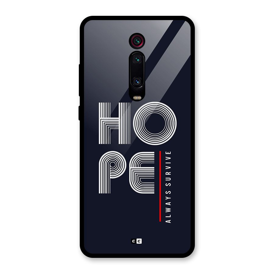 Hope Survives Glass Back Case for Redmi K20