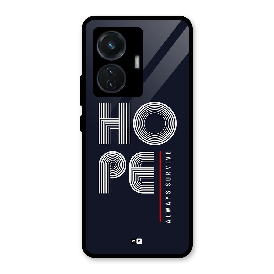 Hope Survives Glass Back Case for Vivo T1 44W