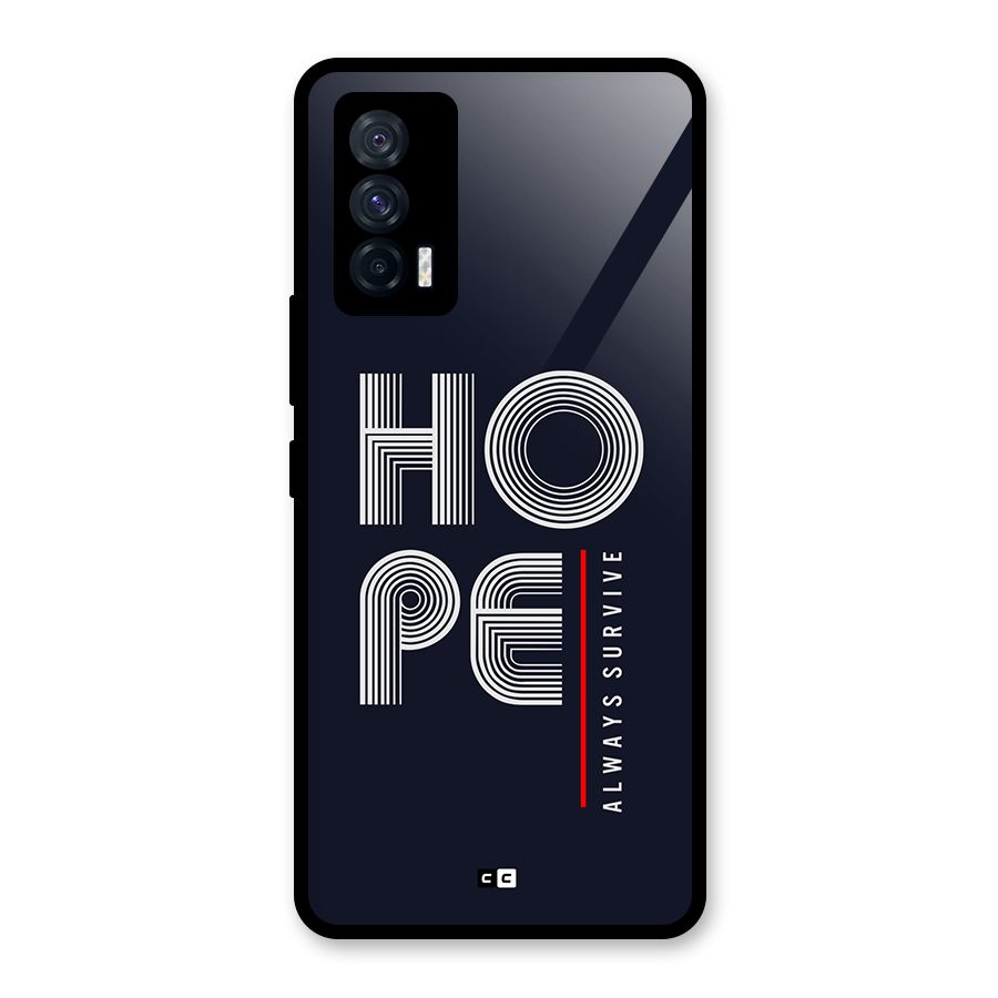 Hope Survives Glass Back Case for Vivo iQOO 7 5G