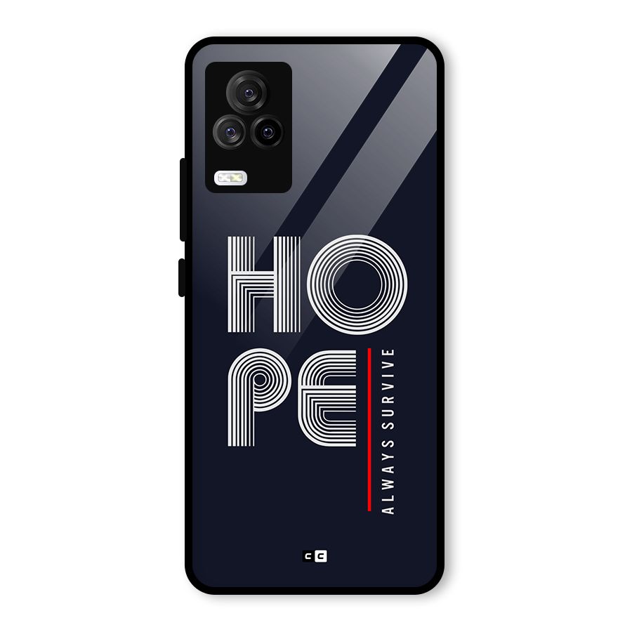 Hope Survives Glass Back Case for Vivo iQOO 7 Legend 5G