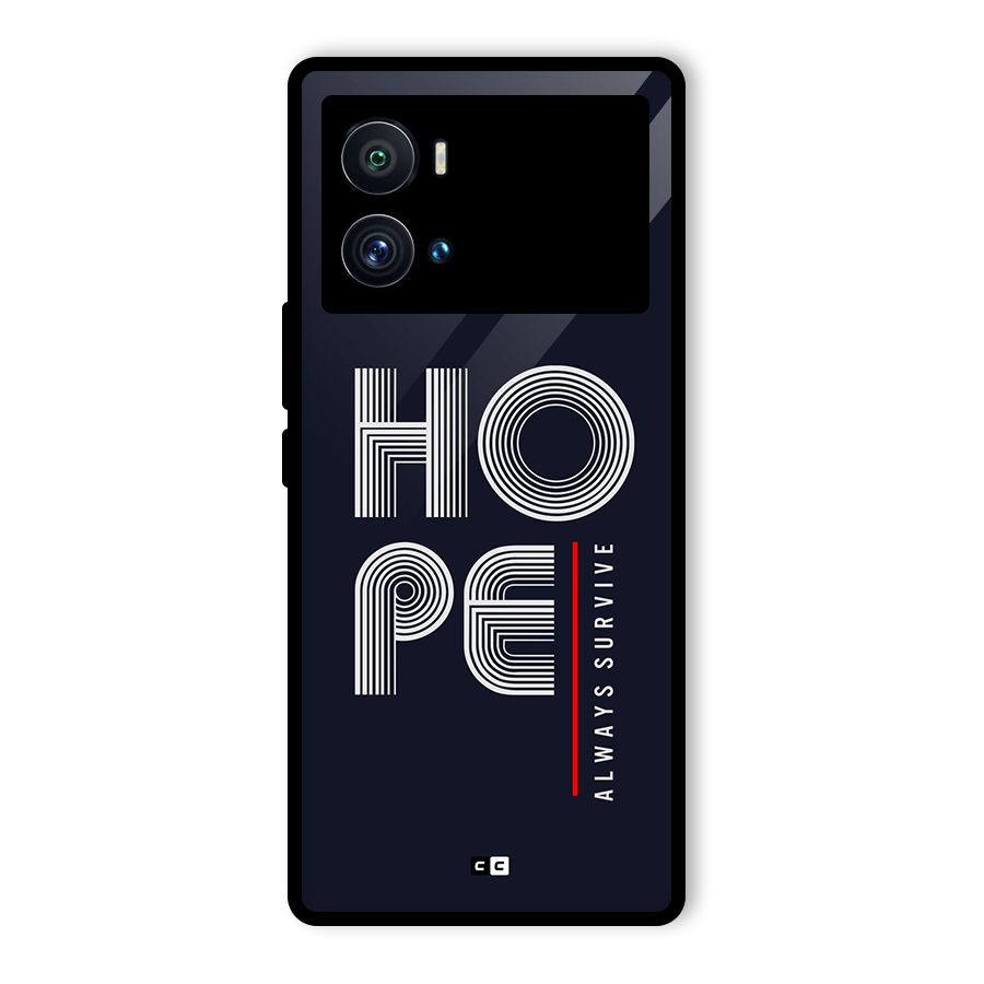 Hope Survives Glass Back Case for Vivo iQOO 9 Pro