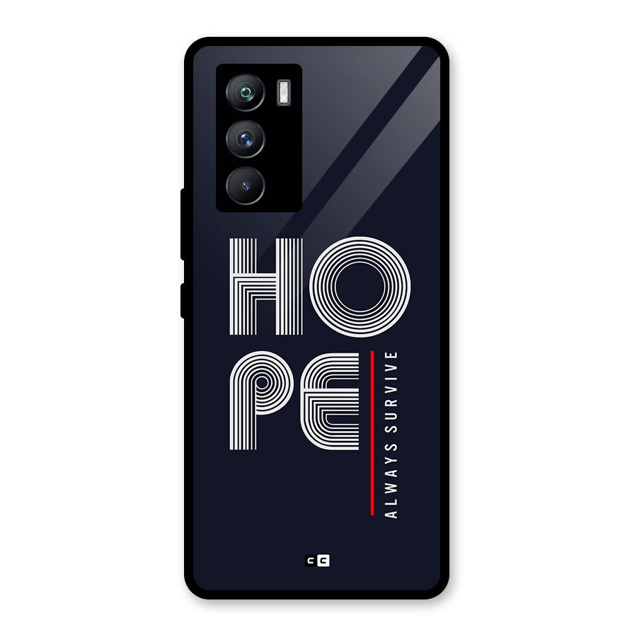 Hope Survives Glass Back Case for Vivo iQOO 9 SE