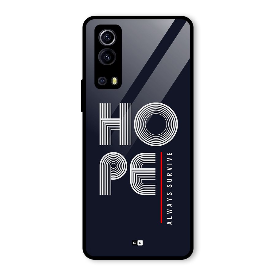 Hope Survives Glass Back Case for Vivo iQOO Z3