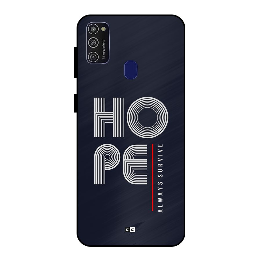 Hope Survives Metal Back Case for Galaxy M30s