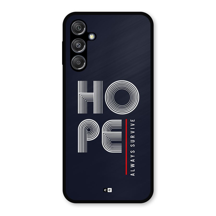 Hope Survives Metal Back Case for Galaxy M34 5G