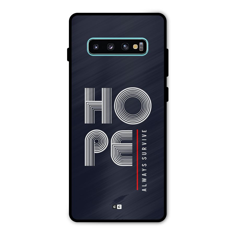 Hope Survives Metal Back Case for Galaxy S10 Plus