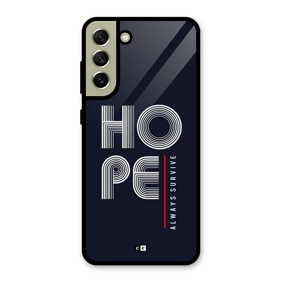 Hope Survives Metal Back Case for Galaxy S21 FE 5G (2023)