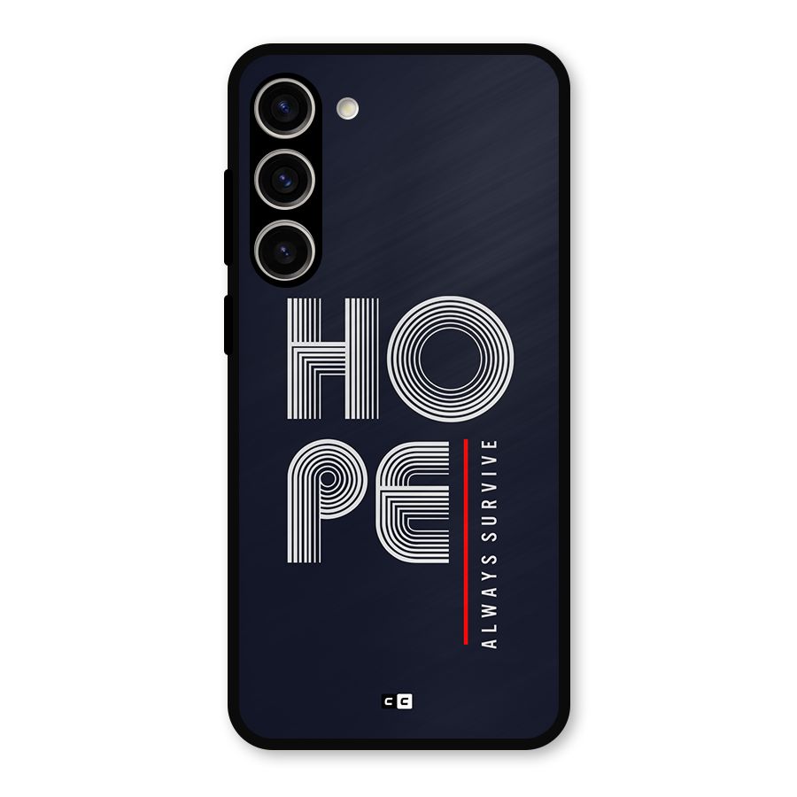 Hope Survives Metal Back Case for Galaxy S23 Plus
