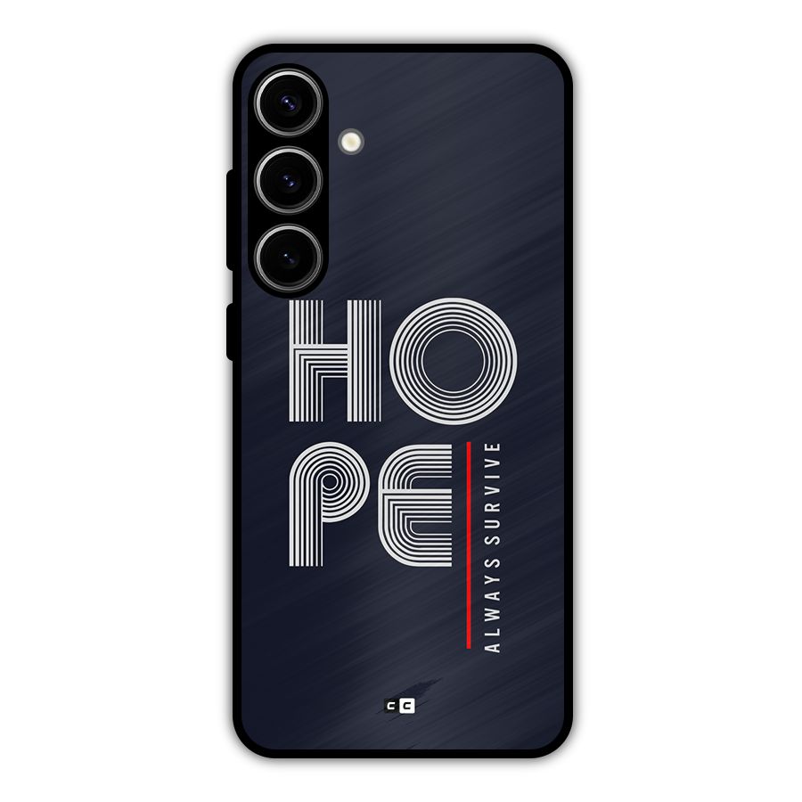 Hope Survives Metal Back Case for Galaxy S24 Plus