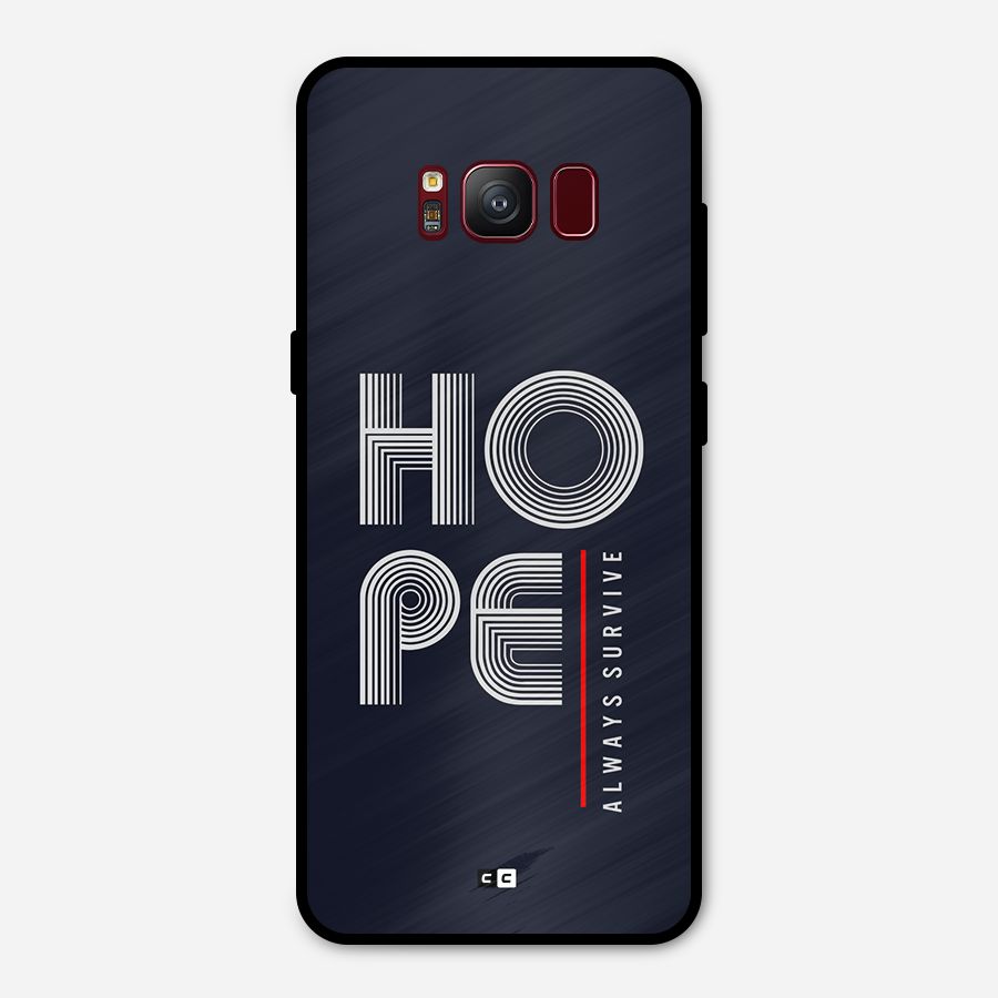 Hope Survives Metal Back Case for Galaxy S8