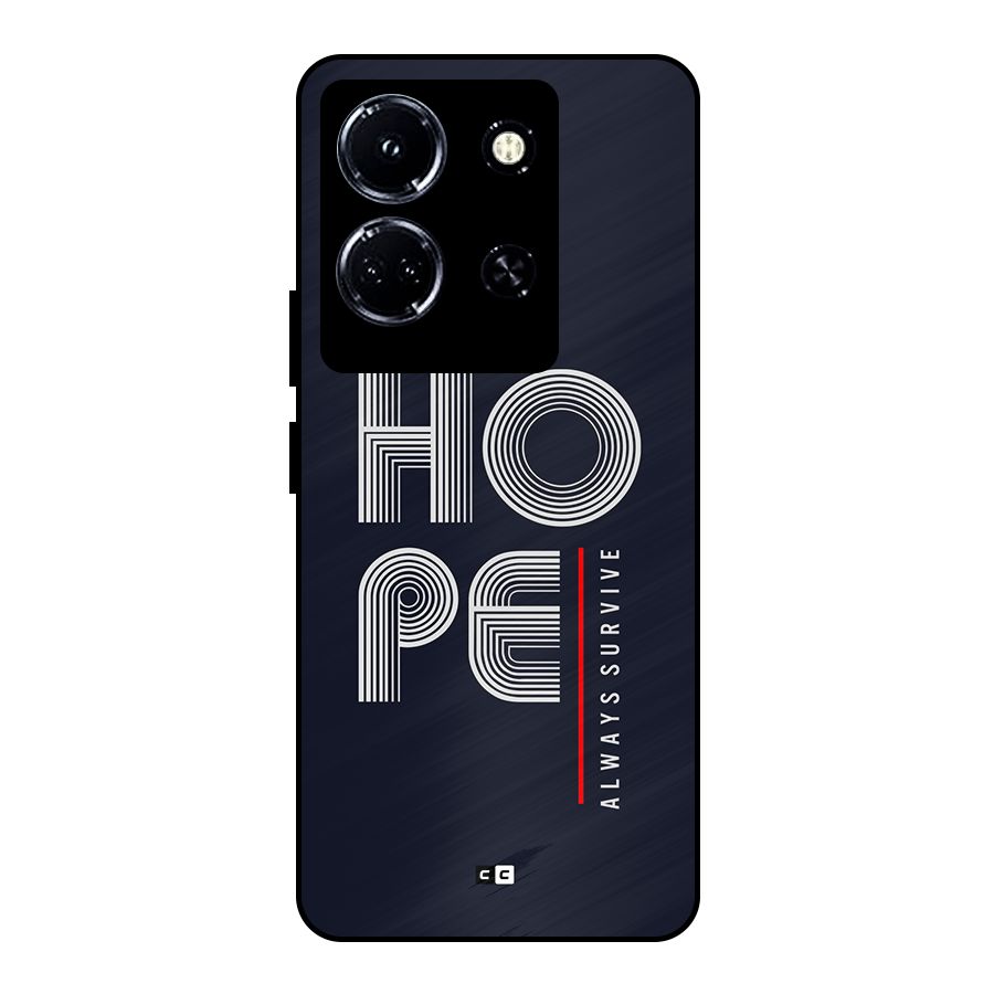 Hope Survives Metal Back Case for Infinix Note 30 5G