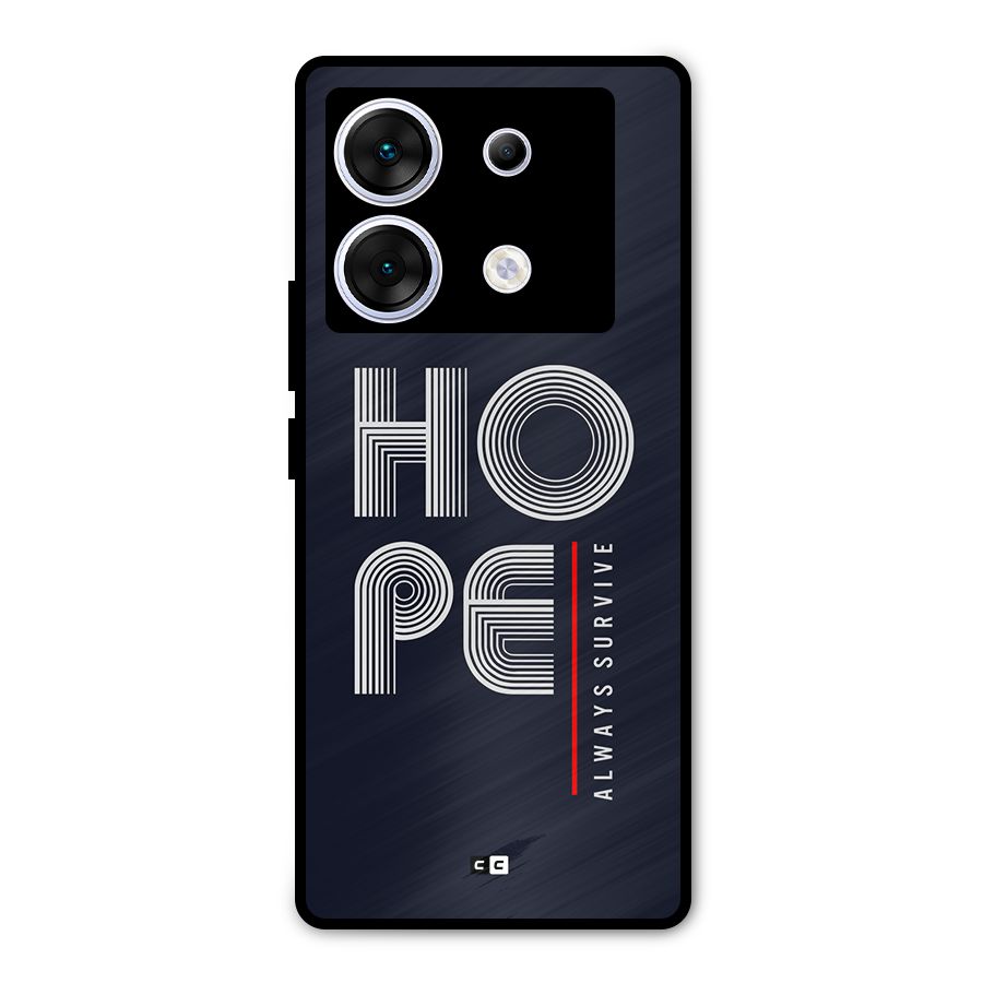 Hope Survives Metal Back Case for Infinix Zero 30 5G