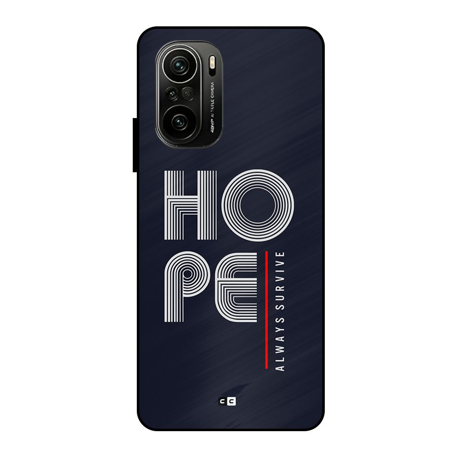 Hope Survives Metal Back Case for Mi 11X Pro