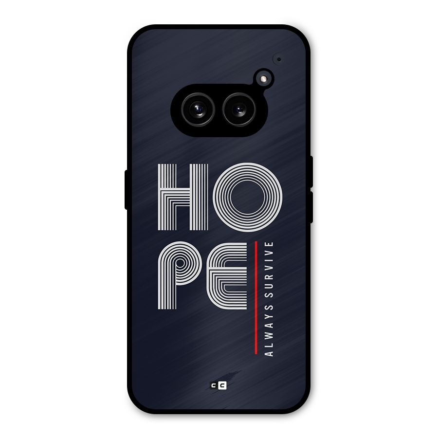 Hope Survives Metal Back Case for Nothing Phone 2a