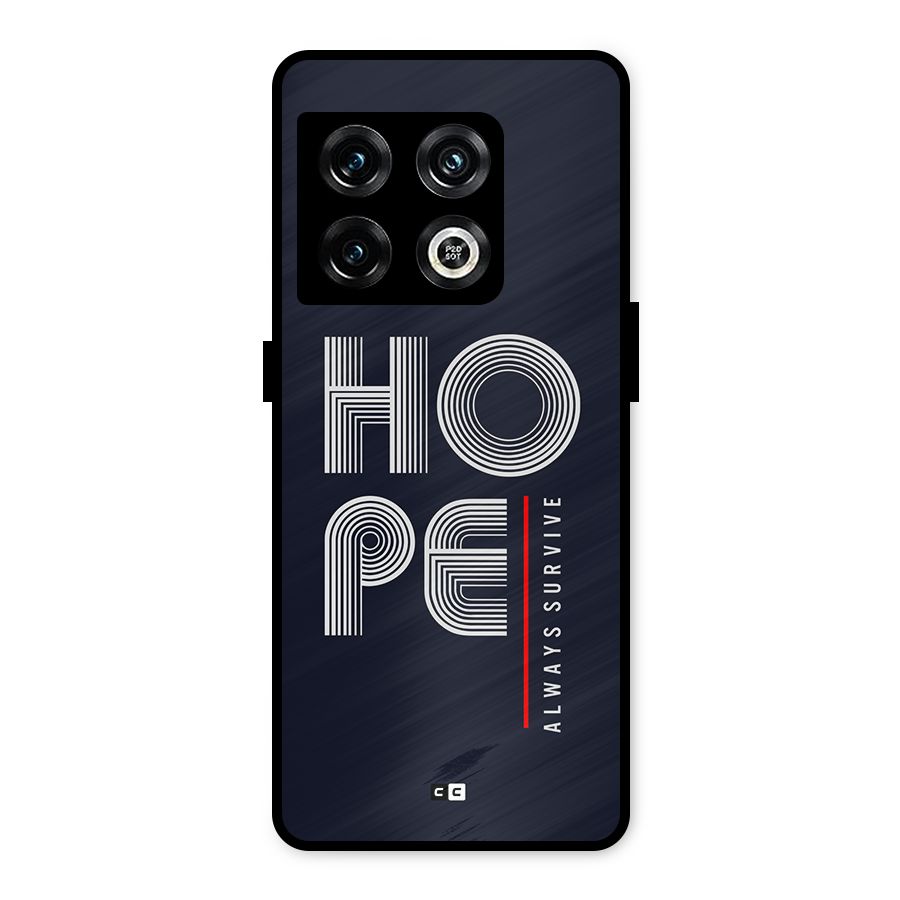 Hope Survives Metal Back Case for OnePlus 10 Pro 5G